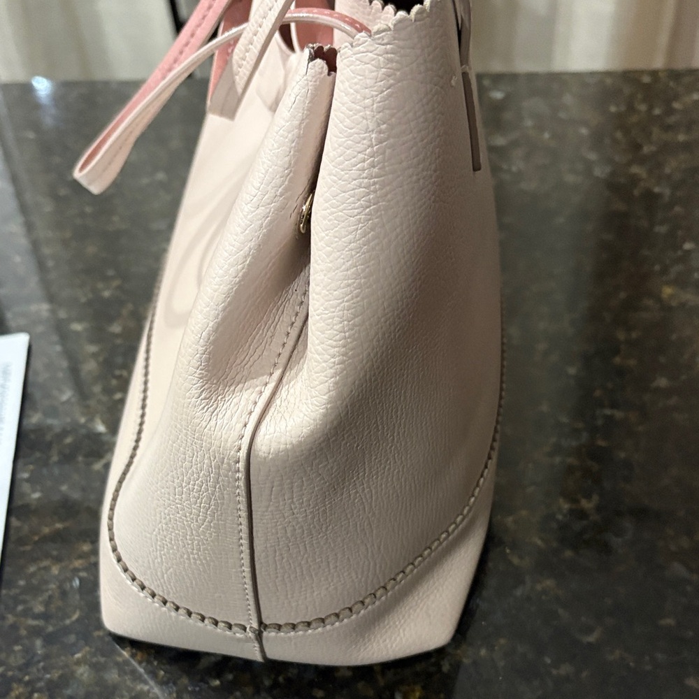 kate spade blush pink bow tote - Picture 4 of 11